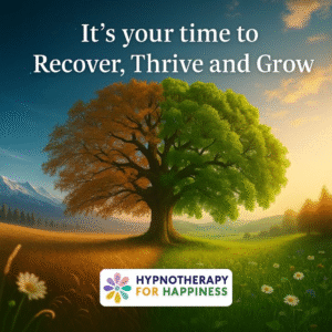 Tree symbolising emotional healing and personal growth – Hypnotherapy for Happiness.