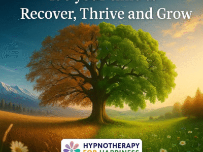Tree symbolising emotional healing and personal growth – Hypnotherapy for Happiness.